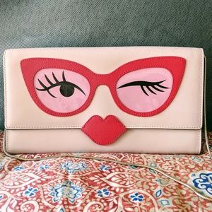 ✨Sold✨Kate Spade Rose Glasses Clutch